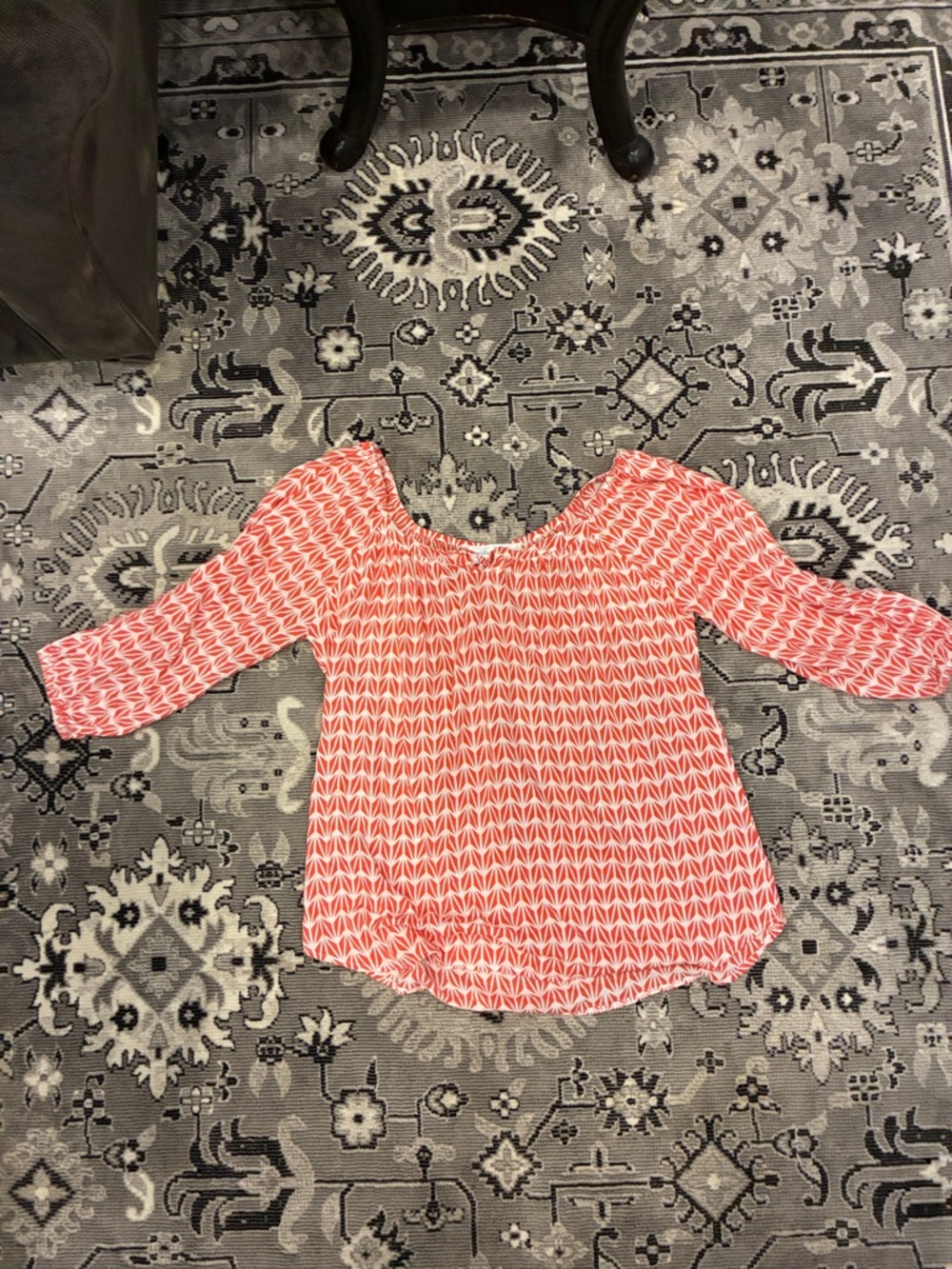 Coral Patterned Women's Blouse Walker and Wade